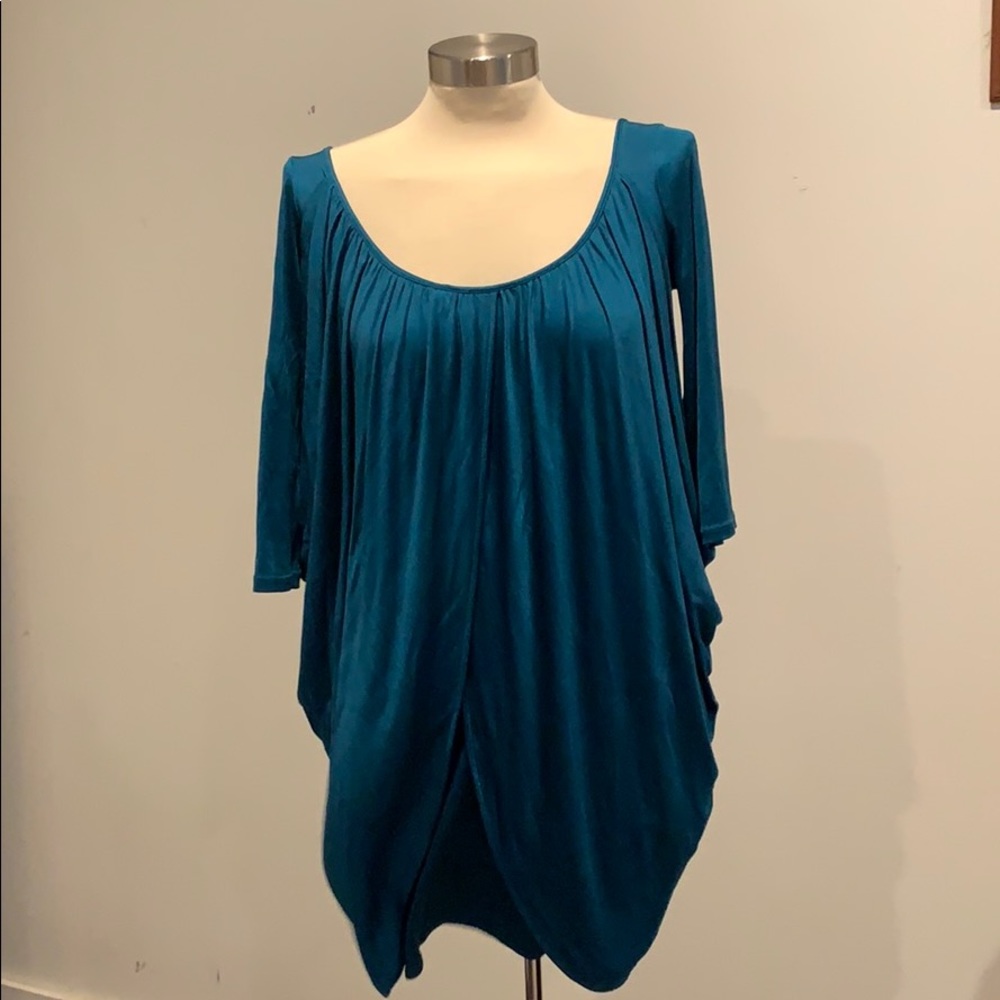 Mara Hoffman Teal Silk Dress